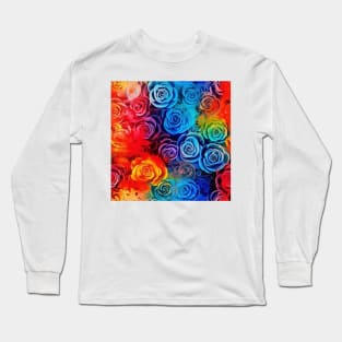 Rainbow flowers Long Sleeve T-Shirt